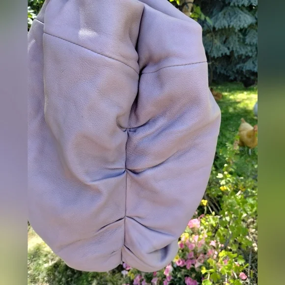 MICHAEL Michael Kors ERIN lilac leather shoulder handbag - Picture 12 of 17